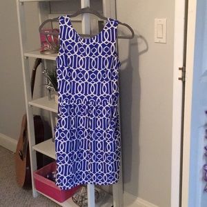 Blue Geometric Lilly Pulitzer Dress